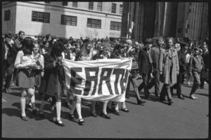 earth day protestors