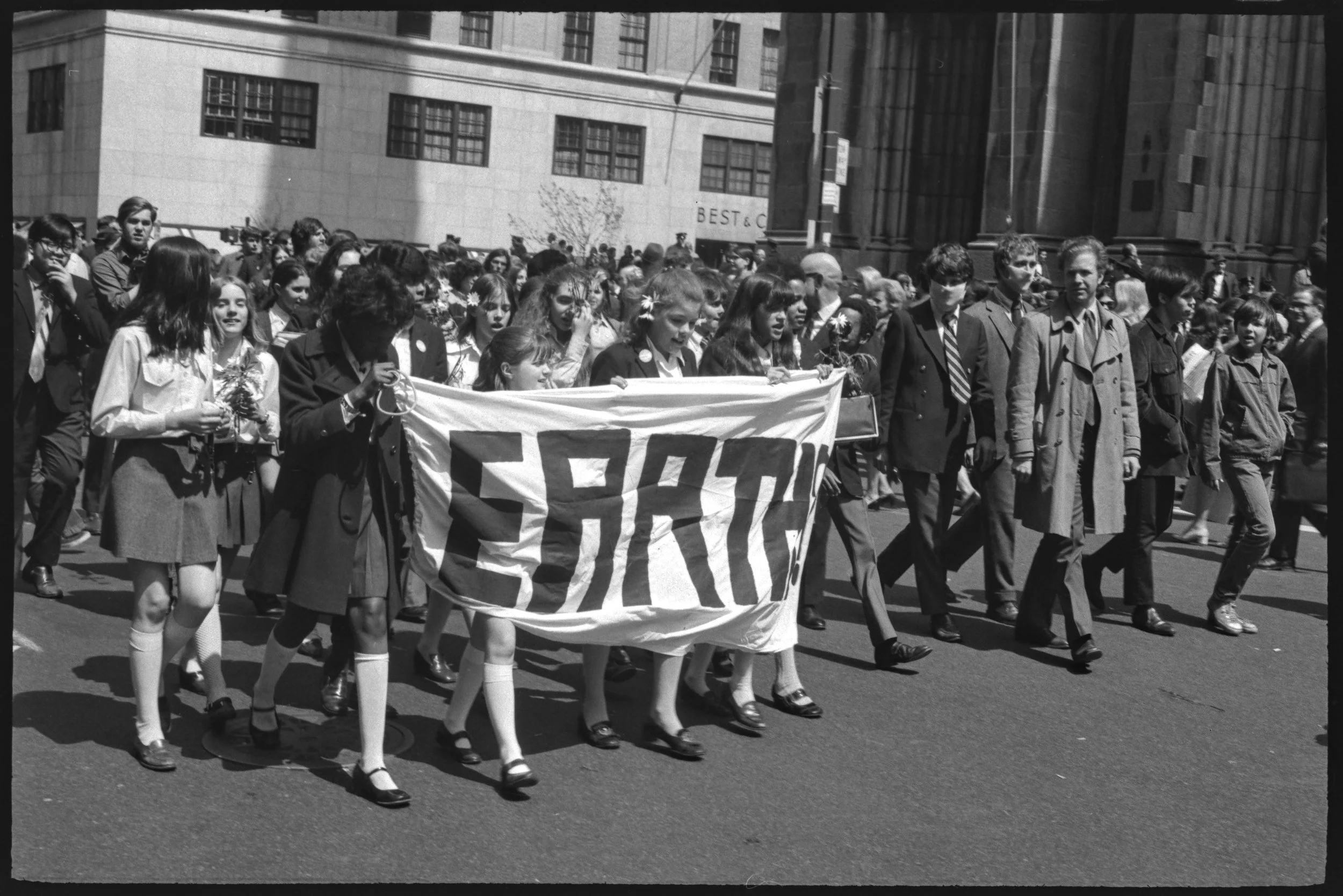 earth day protestors