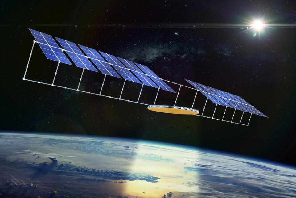 space based solar farm