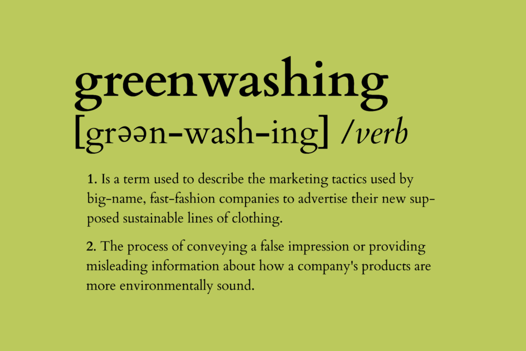 greenwashing meaning