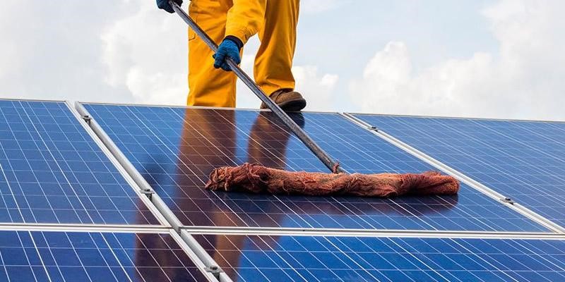 solar panel maintenance and cleaning