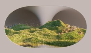 green planet illustration