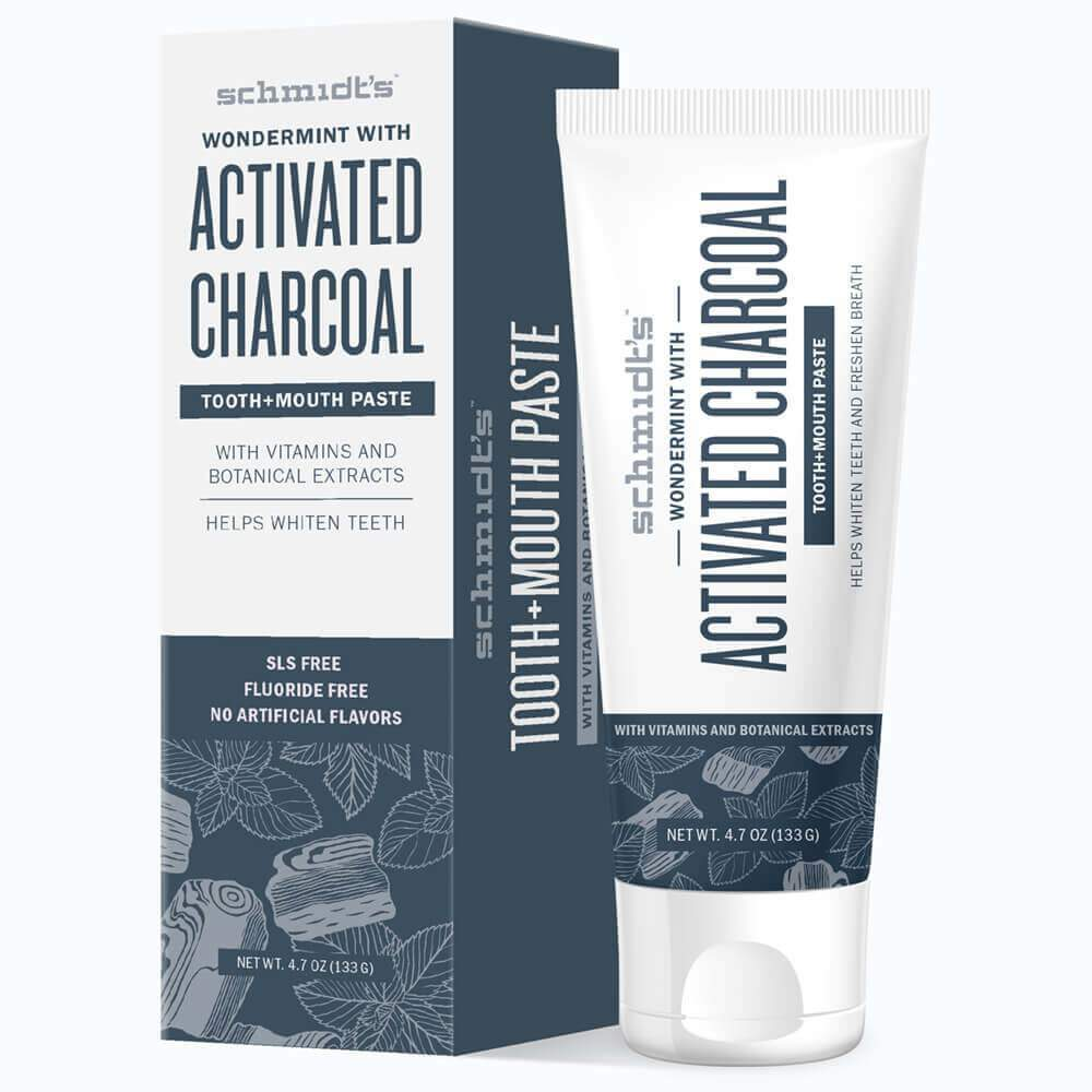 Schmidt's Wondermint with Activated Charcoal Toothpaste