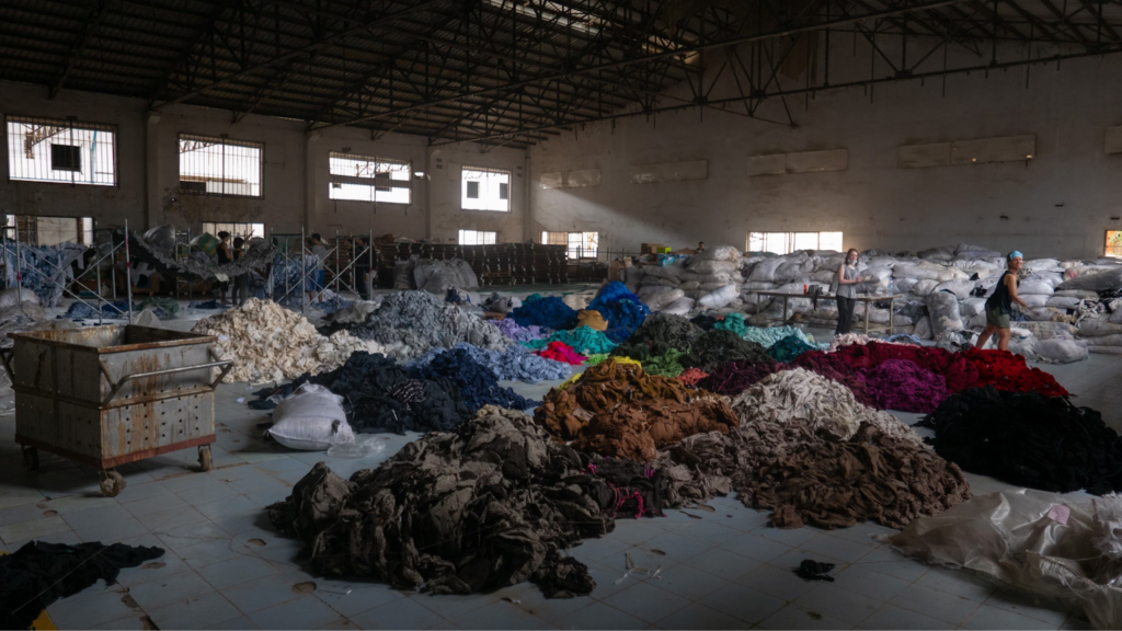 cloth manufacturing wastage