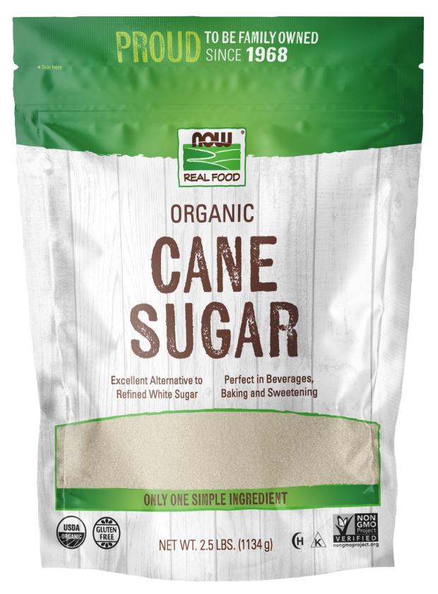 Now Foods Certified Organic Cane Sugar